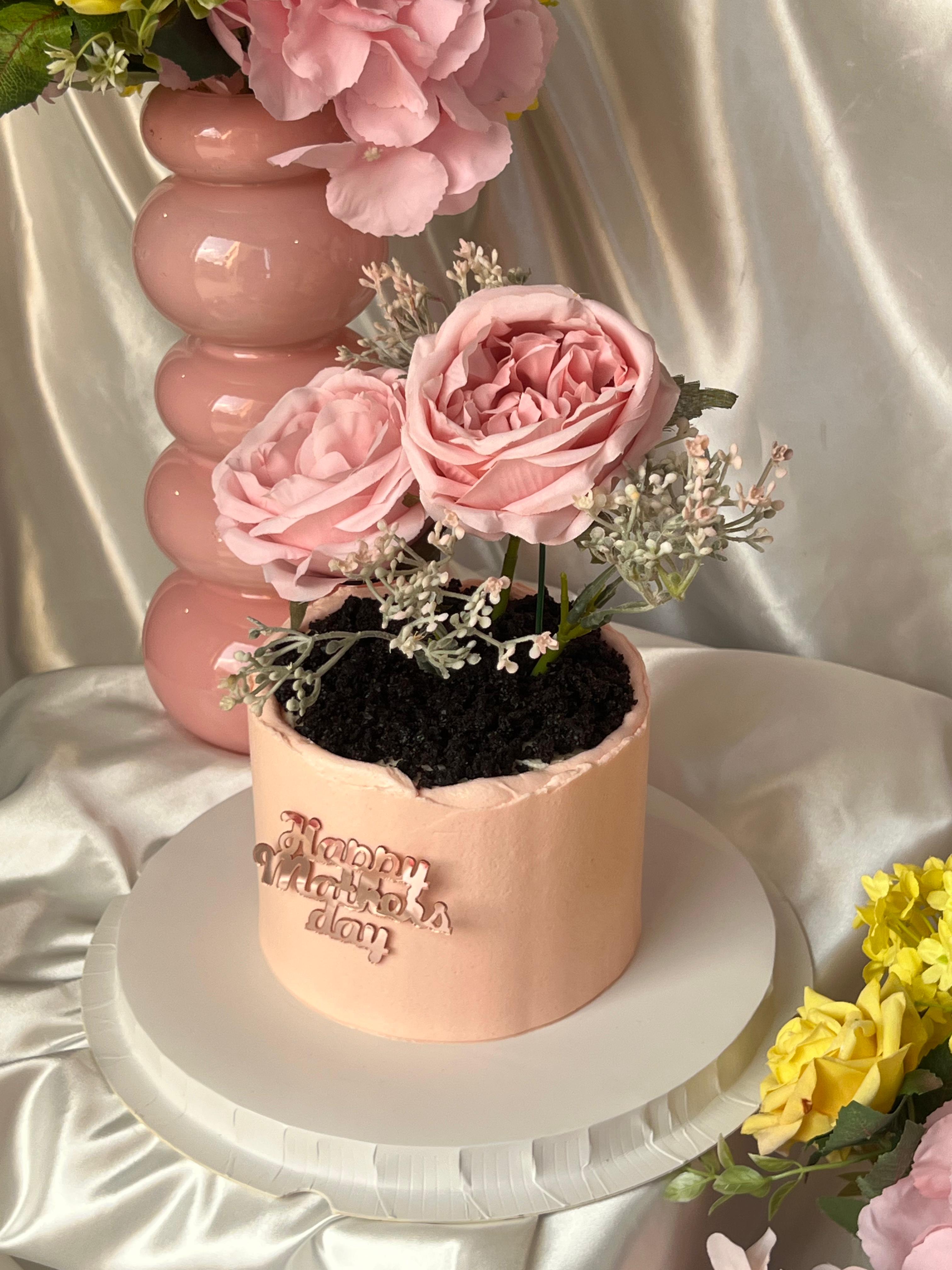 FLOWER POT CAKE 2