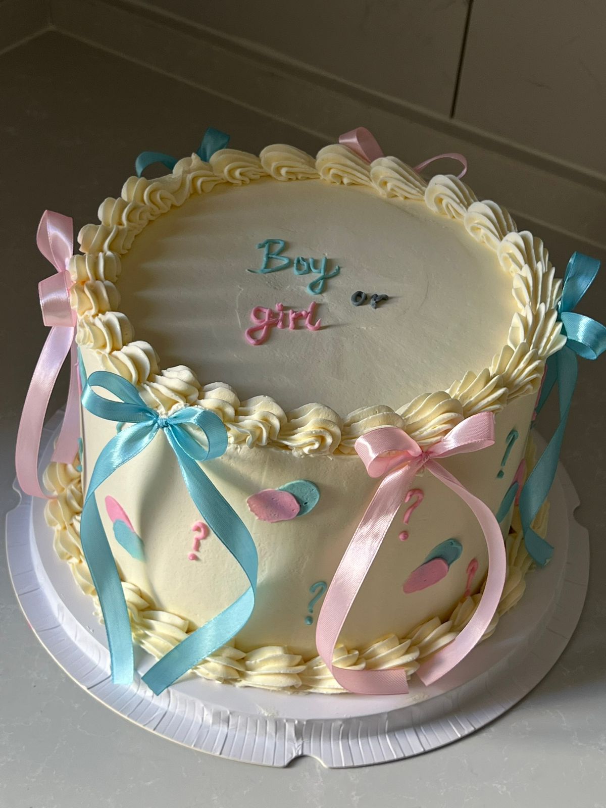Gender Reveal Cake