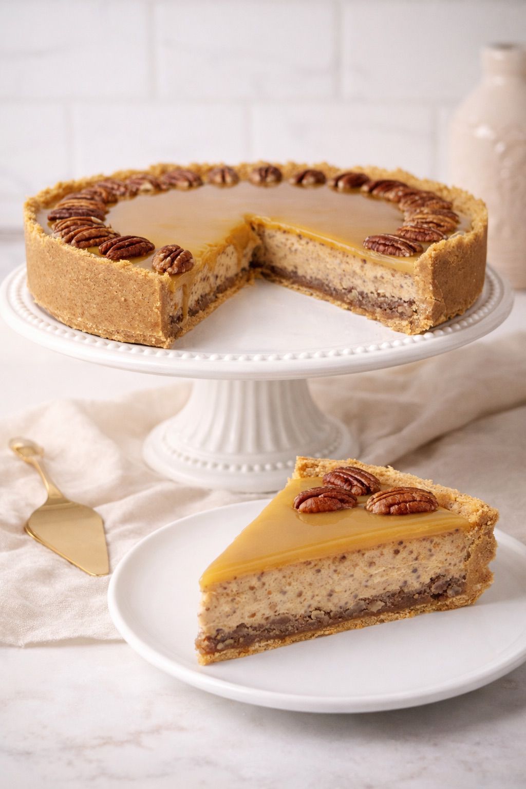 Pecan Dates Cheesecake
